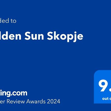 Golden Sun Skopje公寓 外观 照片